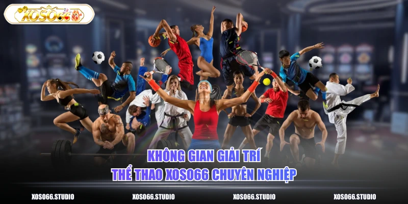 Không gian giải trí thể thao XOSO66 chuyên nghiệp